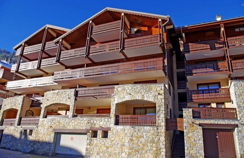 Champagny-en-Vanoise Apartment | 200m from resort center, 2nd floor, view village, balcony, parking, tv, ski locker, 27m²