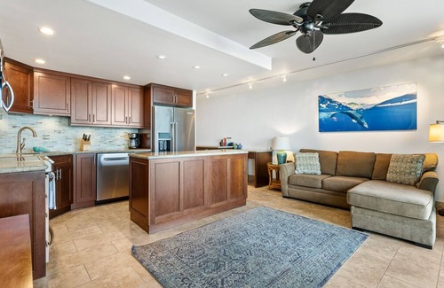 Kihei Condo | 203 - Gorgeous Remodeled Oceanfront unit with A/C!