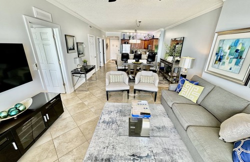 West Panama City Beach Condo | 20th Flr Professionally Decorated 2BR 2BA W/Huge Balcony & Free Beach Chairs