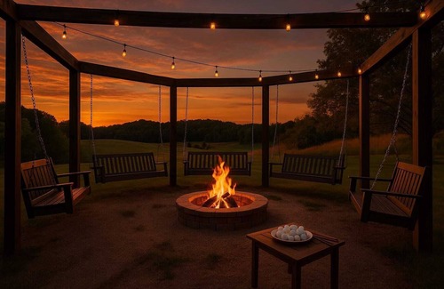 Ava Cabin | 22-Guest Retreat | Spa, Theater, Nature, Games