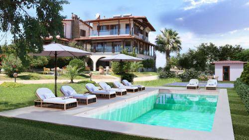 Kalivia Poliyirou Villa | 220 m² Villa ∙ 5 bedrooms ∙ 12 guests