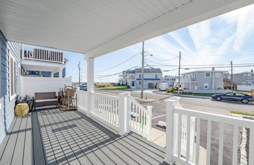 Brigantine Condo | 223 10th St N- Unit 5 · Steps to Sand. Updated Bouchee Beachy Condo☆Deck☆Parking