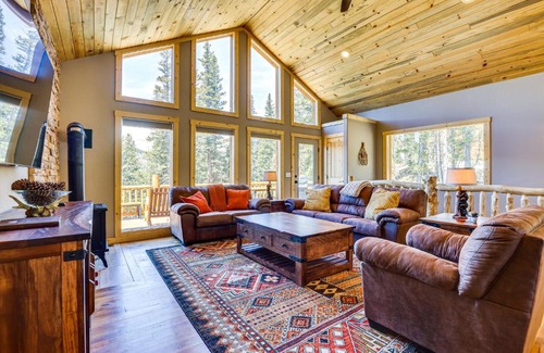 Valley of the Sun House | 22STR-00283 Fairplay Cabin with Deck and Mtn Views