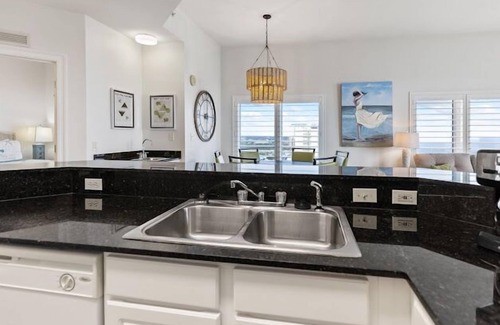 Panama City Beach Condo | 2301 East Calypso Penthouse Corner Unit. Views for Miles, All new in 2025!n3BR