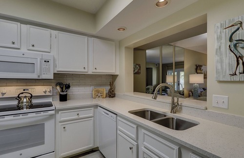Hilton Head Island Condo | 238 Shorewood- 2nd Floor Landscape View steps to the beach.