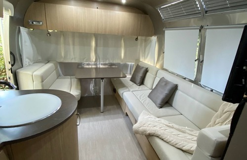 Vashon Island House | 25' Airstream in the Forest with Sound View - Dry Camping