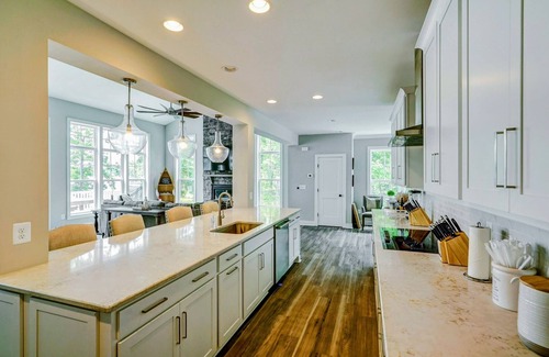 Mineral House | 250’ of Lakefront with Boat House & Private Beach