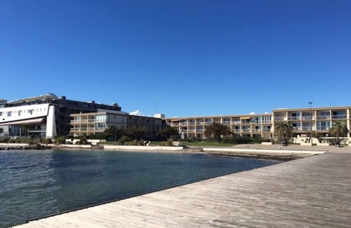 Balaruc-les-Bains Apartment | 26m² South/East Apartment with Balcony in Balaruc-les-Bains, Pets Allowed