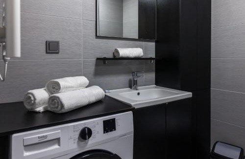 Skopje Region Apartment | 26th Floor 1BR Apt, Pool & Spa, Gym, Free Parking