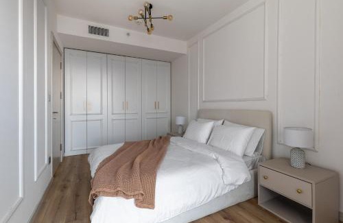 Skopje Region Apartment | 26th Floor 1BR Apt, Pool & Spa, Gym, Free Parking