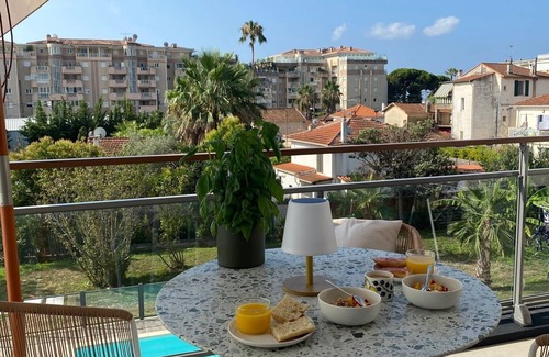 Golfe Juan Apartment | 27. 2-bedroom apt with balcony, private roof terrace, parking and pool