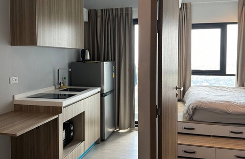 Talat Phlu Condo | 27 fl High rise new condo 1Bedroom next to TaladPhlu BTS