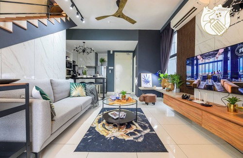 Kuala Lumpur Apartment | 2BR 6PAX Jacuzzi View at Arte MontKiara