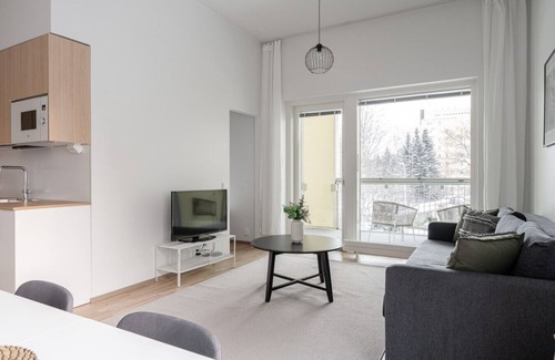 Tampere Apartment | 2BR Brand New Apartment with Sauna and Balcony