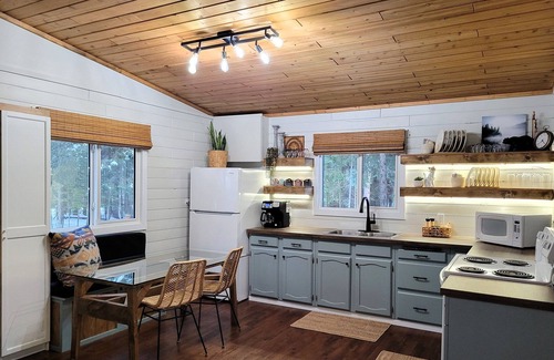 West Central Saskatchewan Cabin | 2BR cabin, XL treed lot, fireplace, pet friendly,Wifi, great fishing @ Delaronde