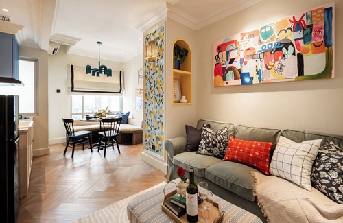 Jakarta Apartment | 2BR Charming & Cozy CBD Area Sudirman Loft with Positano House Design by Artist
