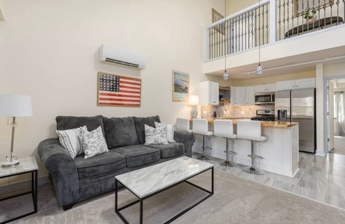 Off Broadway Apartment | 2BR Loft in the Heart of Newport with Parking!
