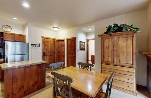 Peak 9 Condo | 2nd-floor condo with fireplace, pool & hot tubs - walk to lifts & downtown