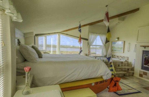 Moss Landing Apartment | 2nd floor, panoramic views, 2-person soaking tub, fireplace