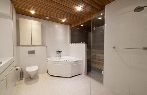 Ullanlinna Apartment | 2ndhomes Unique 2-Story Apartment with Sauna & Spa
