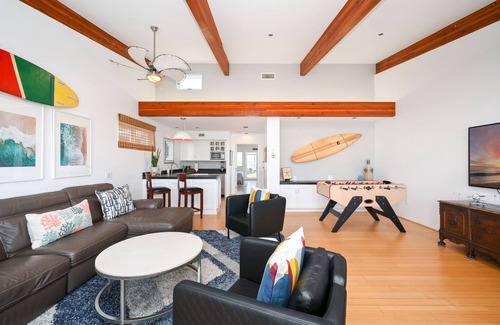 Balboa Peninsula House | 3 Bed 2 Bath Home w/Game-Room Steps to the Beach