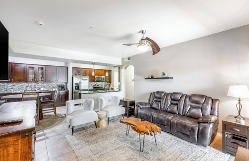 East Mesa Condo | 3-bedroom 2- bathroom First Floor Condo With Two Sparkling Pools and Spas