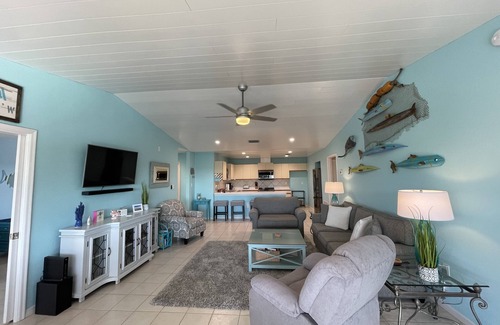 Punta Gorda Condo | 3 Bedroom 2nd story canal front condo across street from Fishermans Village