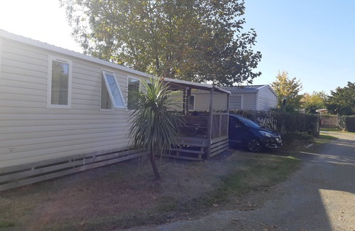 Talmont-Saint-Hilaire House | 3-bedroom mobile home on a 4-star campsite, air conditioning, 2TV, covered terrace