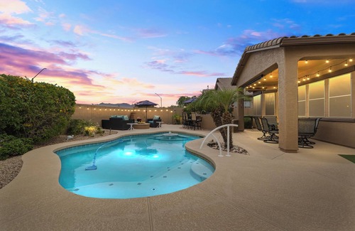 Montecito in Estrella House | 3-bedroom house in wonderful Goodyear with AC, WiFi, Pool, Fire Pit