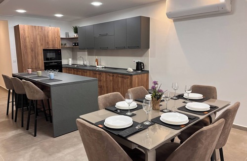 Bugibba Apartment | 3 Bedroom Seaside Luxury Apartment with A/Cs, Wifi and Seaview in St Paul's Bay