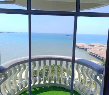 Taman Tanjung Apartment | 3 BEDROOM SEAVIEW CONDO @ GLORY BEACH RESORT, PORT DICKSON