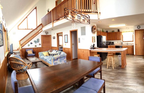 Frisco House | 3 bedroom Sound Front 2Q& ,2 T, with Amazing Views, Windsurfing , Dock, 2 Decks,