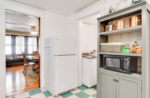 Near Eastside Apartment | 3 Mi to Dtwn Indy: 20th-Century Apt w/Fenced Yard