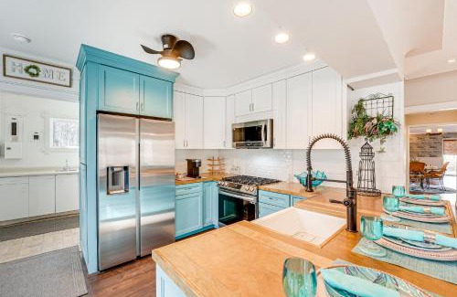Muskegon House | 3 Mi to Duck Lake State Park Home with Deck!