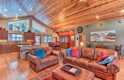 Pinetop Cabin | < 3 Mi to Pinetop Country Club: Luxe Cabin w/Deck