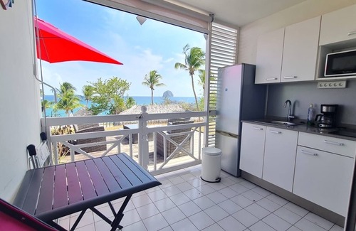 Tartane Apartment | 3-person studio deck 15m2 facing Le Diamant