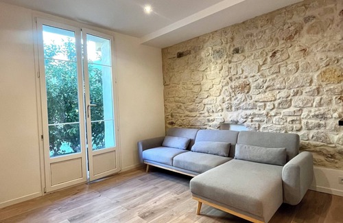French Riviera Apartment | 3-pieces Flat with Private Garden & BBQ