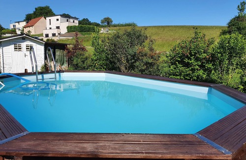 Montfaucon House | 3 private rooms in house with pool in Montfaucon