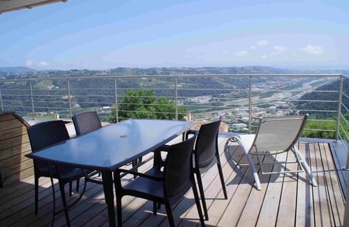 Gattieres Apartment | 3-room apartment in the sky, sea view