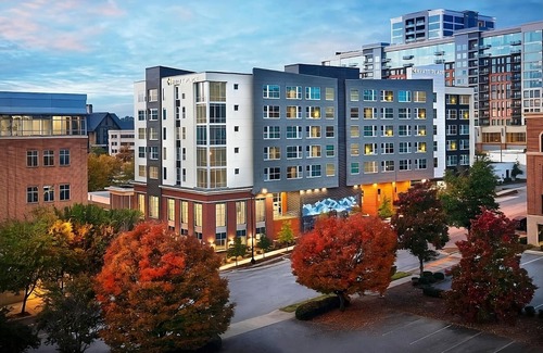 Greenville Downtown Apartment | 3 Spacious King Rooms | Onsite Gym & Pool, Steps from Peace Center & Main Street
