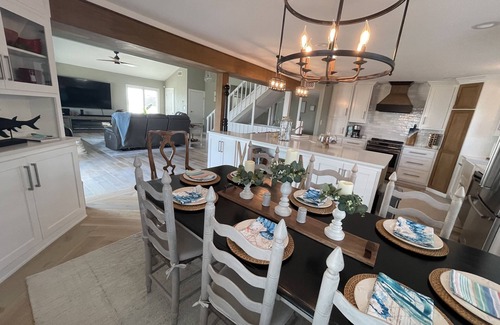 Rockport House | 3 Story Custom Waterfront Home Private Dock Kayaks Jacuzzi Fishing