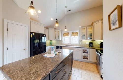 Nags Head House | 3-story home near beach with private outdoor pool, deck, balcony, patio & AC