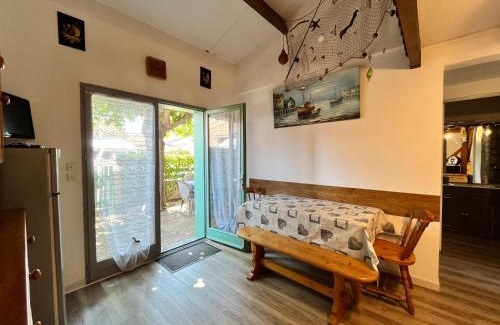 Portiragnes-Plage Villa | 300m de la plage, adorable maison sud 2 chambres 5 couchages terrasse ombragée parking LRHP14