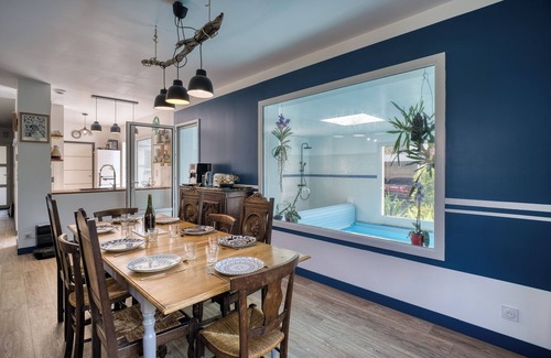 Benodet Villa | 300m from beach, 29°C pool, 5 bdrms, 4 baths, quiet, spacious