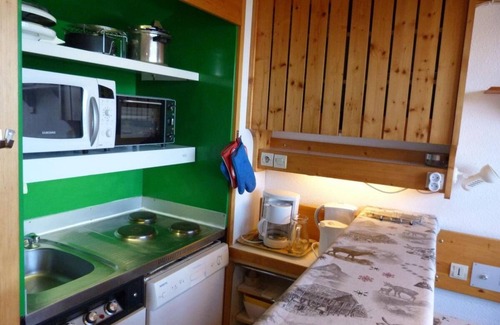 Arc-1800 Apartment | 300m from resort center, Ground floor, balcony, tv, 30m², Les Arcs