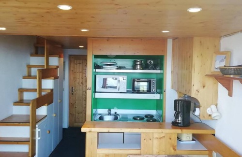 Arc-1800 Apartment | 300m from resort center, Ground floor, balcony, tv, 30m², Les Arcs