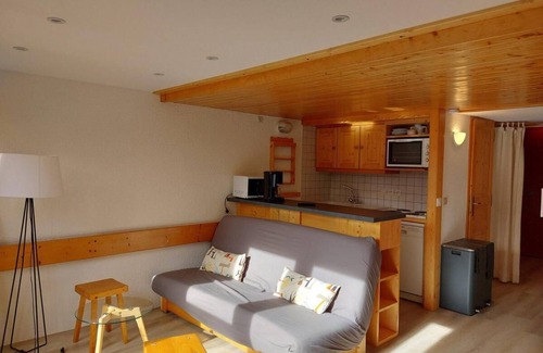Arc-1800 Apartment | 300m from ski slopes, 4th floor, view valley, tv, ski locker, 65m², Les Arcs