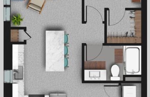 Downtown Omaha Apartment | #307 Spacious Boutique Apt, Near UNMC, Blackstone, Midtown