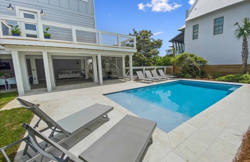 Gulf Trace House | 30A Beachfront and State Park Views, Gulf Trace, Private Heated Pool, - `Grayt Reflections West`
