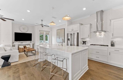 Panama City Beach House | 30A! Sleeps 8 2 Pools Golf Cart Pet Friendly
